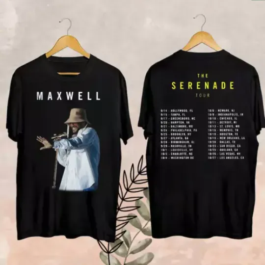 Discover Maxwell 2024 Concert Fan Gift, Maxwell 2024 Tour Fan Shirt