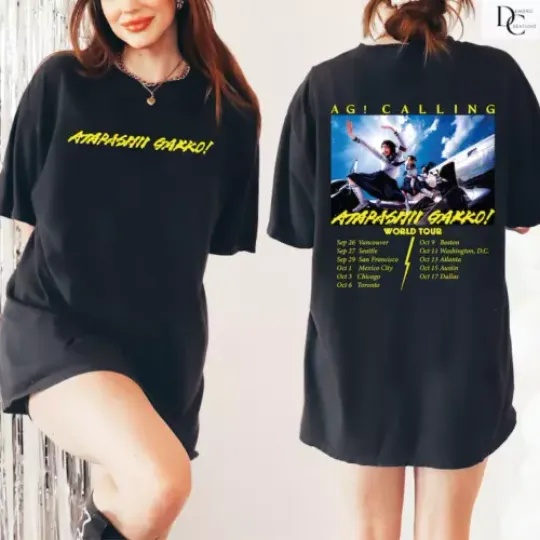 Discover Atarashii Gakko World Tour Merch 2024 Shirt