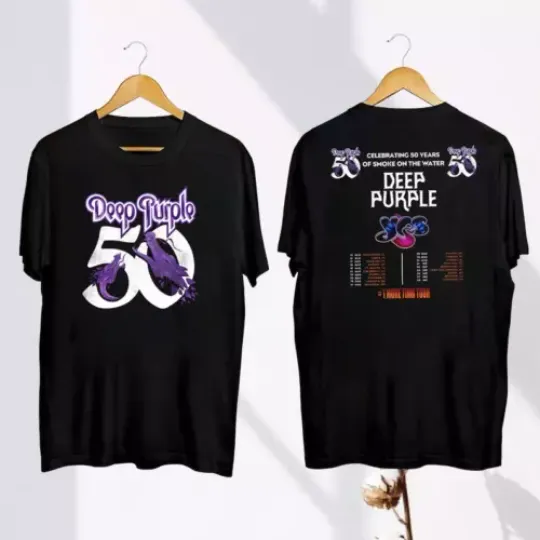 2024 Deep Purple 1 More Time Tour Shirt, Deep Purple Band Fan Shirt