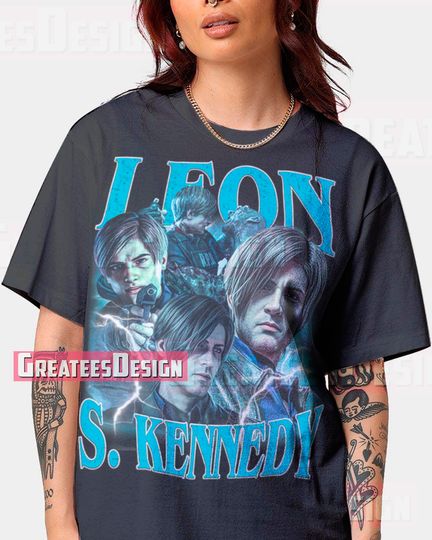 Discover Limited Leon Scott Kennedy T-Shirt Oversize Shirt
