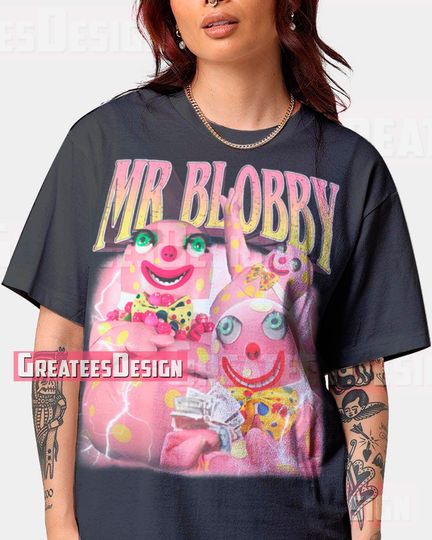 Discover Limited Mr. Blobby T-Shirt Oversize Shirt
