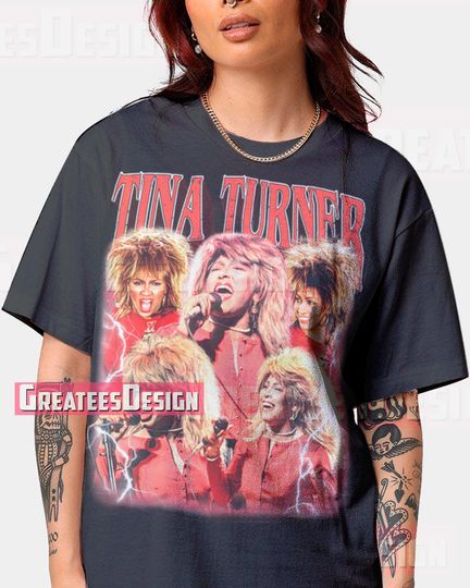 Limited Tina Turner T-Shirt Graphic Tee Shirt