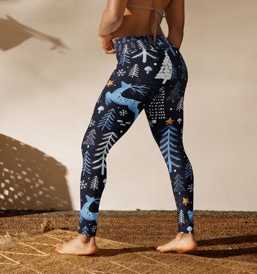 Discover Cute Christmas Leggings, Xmas Patterned Yoga Leggings