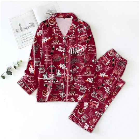 Discover Dr Pepper Pajamas Set, Dr Pepper Shirt, Dr Pepper Pajamas, Dr Pepper Pajamas Pants, Diet Dr Pepper Shirt, Dr Pepper Soda Pajamas