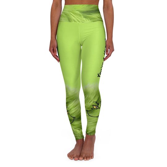Discover You're a Mean One | Grinched Leggings | Leggings for Women | Christmas Leggings for Women