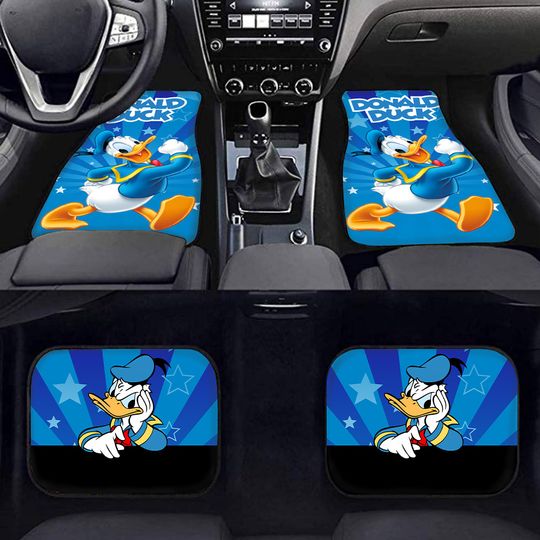 Donald Duck Car Floor Mat, Disney Car Floor Mat, Car Mats For Car