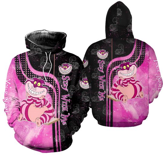 Custom Disney Cheshire Cat Hoodie And Leggings