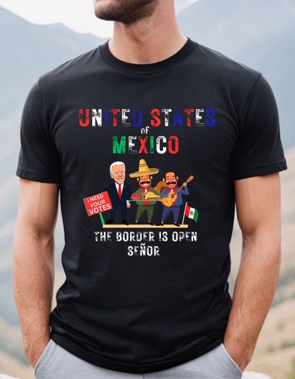 Discover The Border is Open shirt, Southern border wide open shirt, Title 42 has ended shirt, dan bongino, charlie kirk shirt, illegal votes shirt
