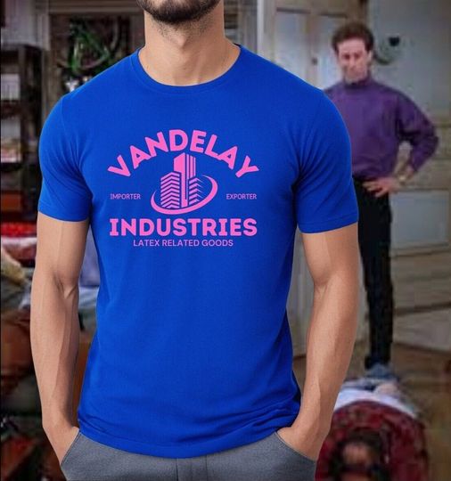 Seinfeld Shirt, Vandelay Industries shirt, George Costanza Shirt, Kramer shirt, Elaine Benes shirt, Newman shirt