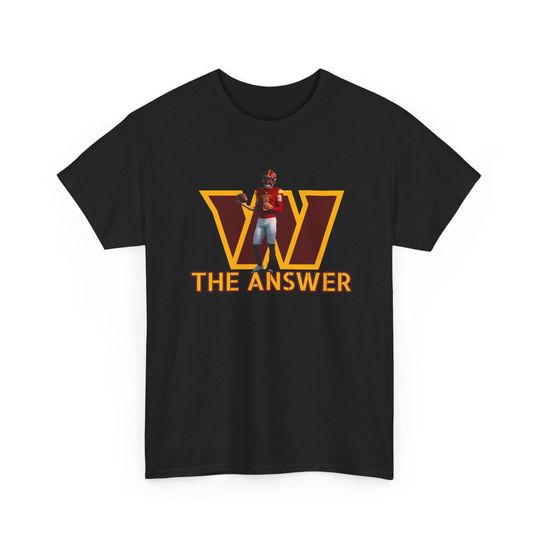 Jayden Daniels "The Answer" Unisex Heavy Cotton Tee