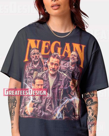 Discover Limited Negan Shirt Jeffrey Dean Morgan Tshirt Oversize Unisex Shirt