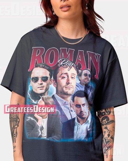 Discover Limited Roman Roy Shirt Kieran Culkin Tshirt Oversize Tee Unisex Shirt