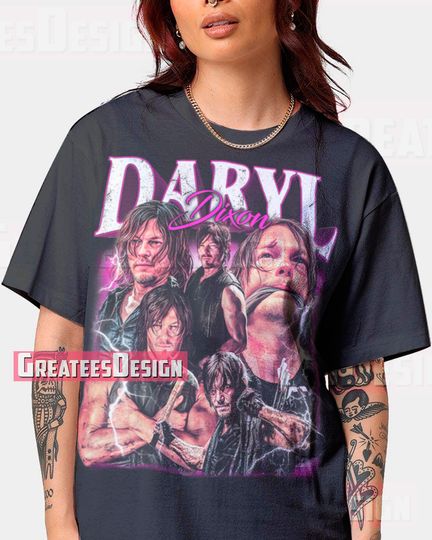 Limited Daryl Dixon Shirt Norman Reedus Tshirt Oversize Unisex Shirt