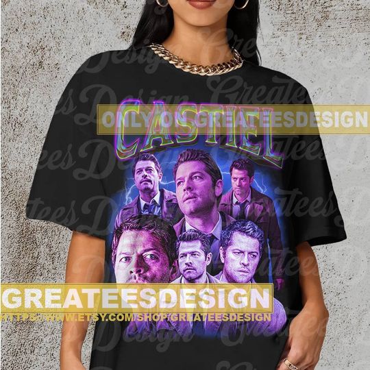 Limited Castiel TShirt Misha Collins Oversize Shirt Unisex Shirt