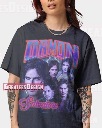 Discover Limited Damon Salvatore Shirt Ian Somerhalder Oversize Shirt Unisex Shirt