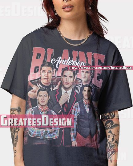 Discover Limited Blaine Anderson Shirt Darren Criss Tshirt Oversize Tee Unisex Shirt