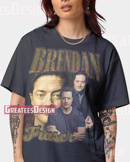 Discover Limited Brendan Fraser Bootleg T-shirt Unisex Shirt Oversize