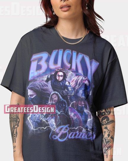 Limited BUCKYY Bn Barnes T-shirt Sebastian Stan Oversize Shirt