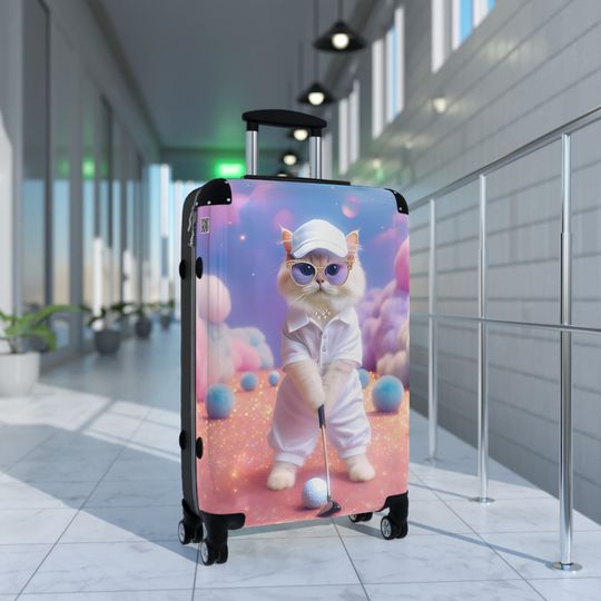 Discover Golf- Fancy Cat Suitcase