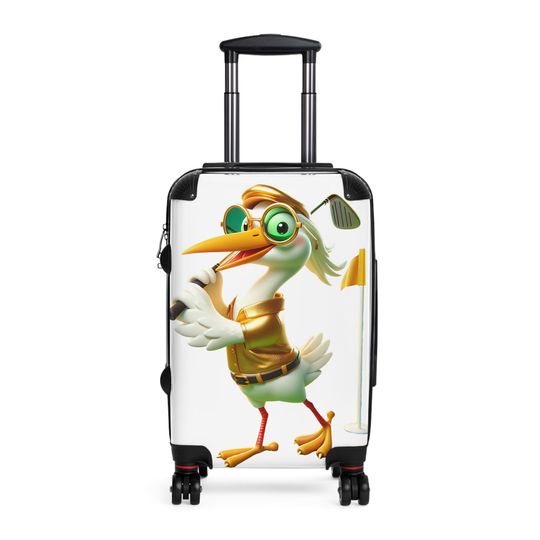 Discover Suitcase- Birdie Burt is Always ready for a Great Game!   The Perfect Gift for the Little Golfer in Your Life.