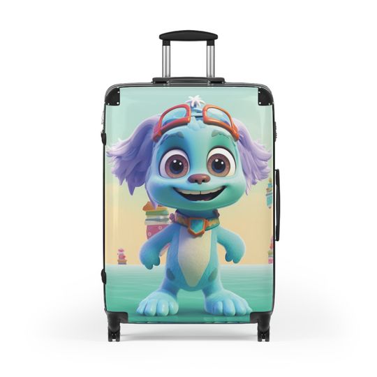 Paw Patrol 3D Smile Face Suitcase - Unleash Adventure in Style