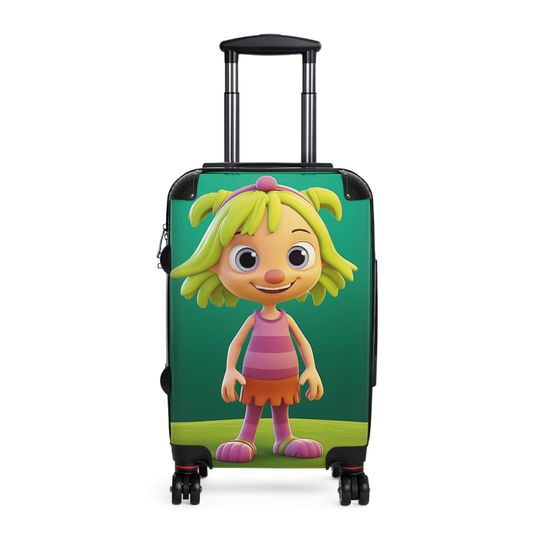 3D Animated Girl Suitcase: Whimsical Adventures Await