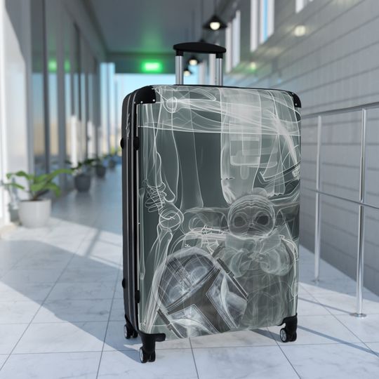Discover Suitcase - Lowest Price - Grogu and Mandalorian Helmet