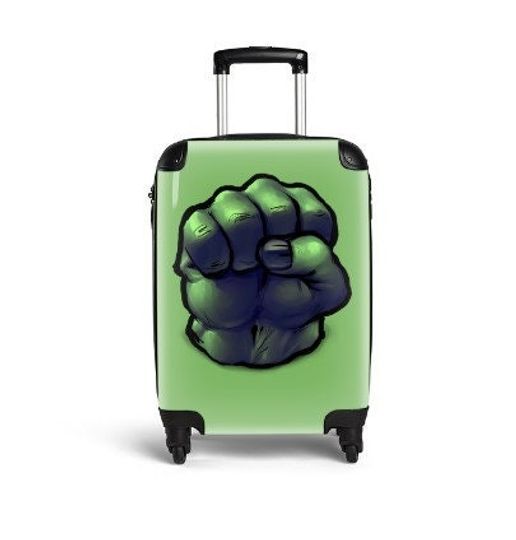 Hulk Suitcase Cabin Luggage Travelling Avengers Super Hero Gifts Birthday Anniversary