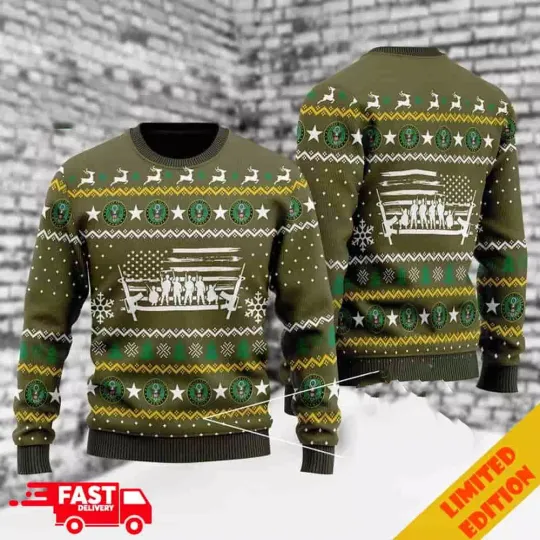 Discover US Army Ver 1 Ugly Christmas Sweater For Men And Women (AOP) Size S-5XL
