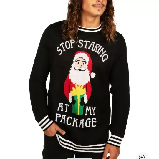 Discover Tipsy Elves STOP STARING UGLY CHRISTMASSWEATER