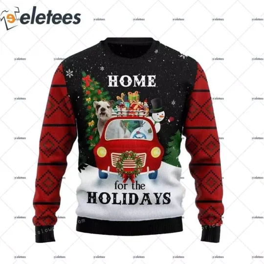 Discover Merry Christmas Bulldog And Snowman Ugly Sweater Christmas Party JIR467U0