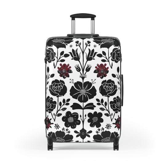 Discover Scandinavian Folk Art Suitcase