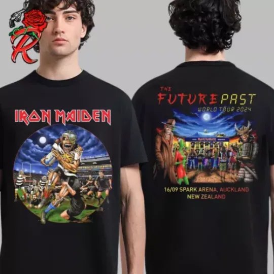 Discover Iron Maiden The Future Past World Tour 2024 New Zealand September 16 2024 shirt