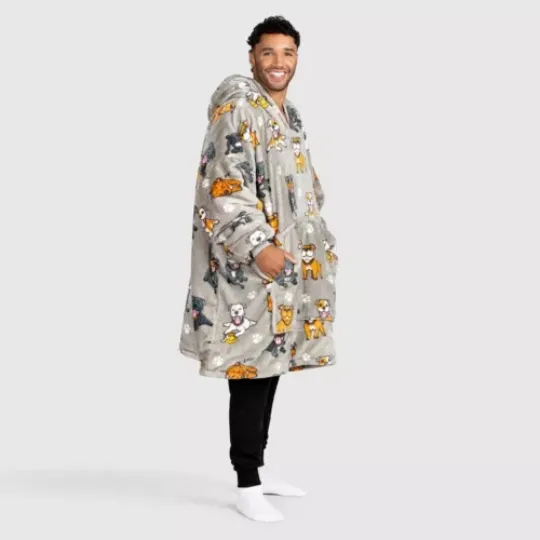 Discover Staffy Oversized Blanket Hoodie One Size