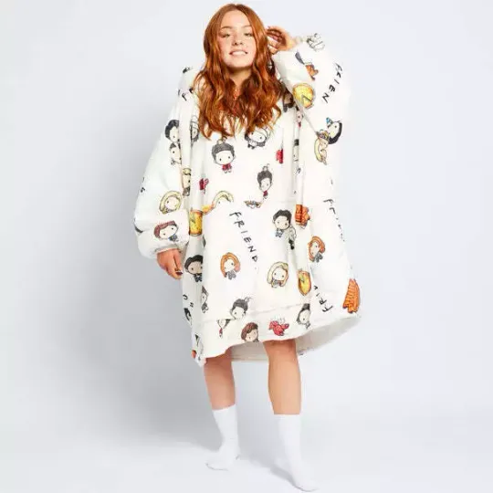 Discover FRIENDS Fan Lover Oversized Blanket Hoodie  One Size