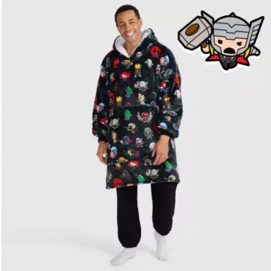 Discover Avengers Oversized Blanket Hoodie  One Size