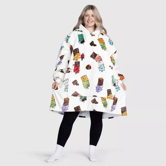 Discover Chocolate Oversized Blanket Hoodie One Size