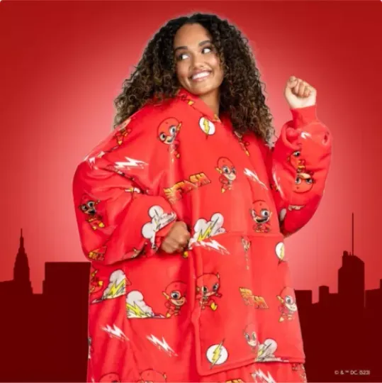 Discover Flash Oversized Blanket Hoodie One Size