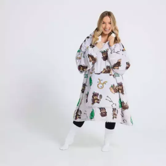 Discover Zodiac Taurus Blanket Hoodie, Custom Astrology Taurus Oversize Blanket Hoodie