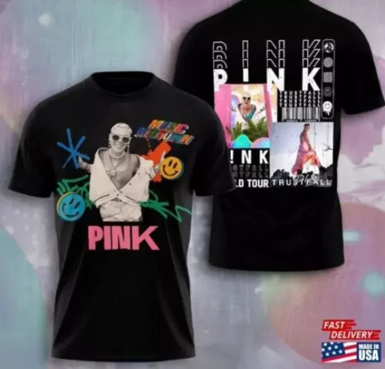 Discover Pink Singer 2024 World Tour 3D T-Shirt taylor version Shirt Unisex Classic