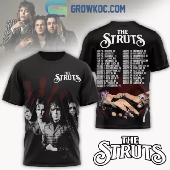 Discover The Struts Tour 2024 Schedule Fan T-Shirt