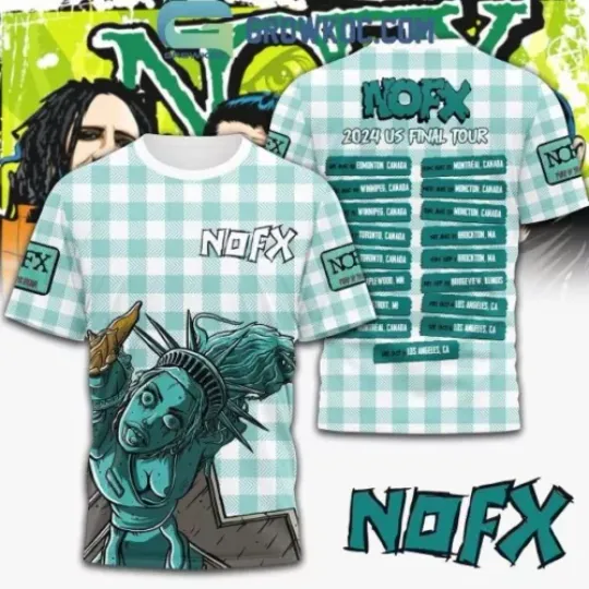NOFX The Schedule Of 2024 US Final Tour T Shirt