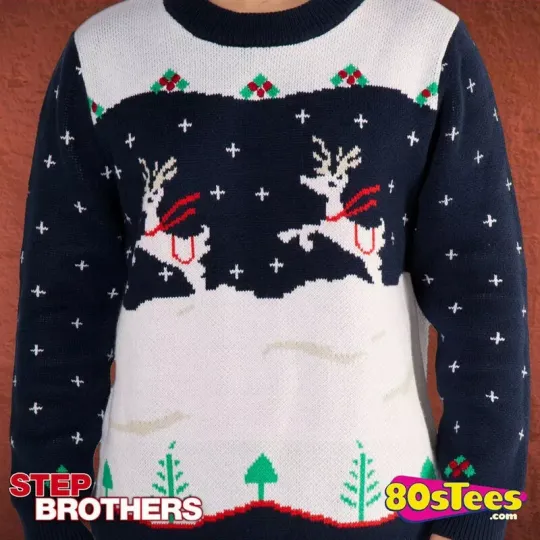 Discover STEP BROTHERS Dale Doback Ugly Christmas Sweater JOHN C REILLY Xmas WILL FERRELL