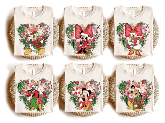 Discover Mickey and Friends Christmas Shirt, Disney Family Xmas Shirt, Disneyland Christmas Trip Shirt, Very Merry Xmas Holiday Sweatshirt