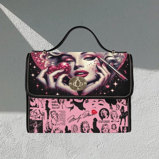 Discover Bomb Shell Lock bag (black shoulder strap, black edging)