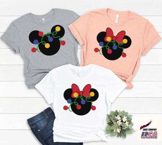 Discover Disney Christmas Trip Shirts ,Disney Christmas Mickey Minnie Shirt, Disneyland Christmas Holiday Shirt, Disneyworld Vacation Shirt