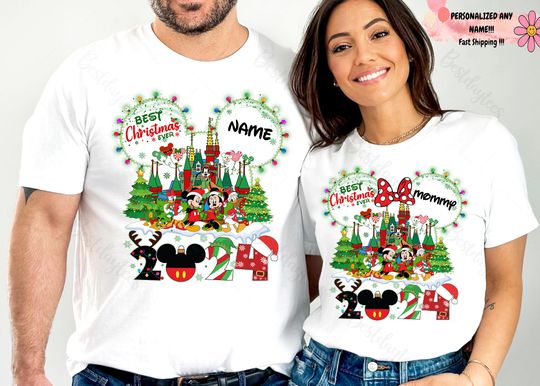 Discover Disney Christmas Family shirts, Christmas Family shirts, Disney Christmas Trip 2024, Disney Matching Shirts, Personalized Disney Shirt CO78