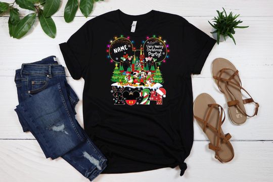 Discover Disney Mickey's Very Merry  Christmas Party 2024 Custom Shirt, Disney Matching Shirt, Disney Christmas Family Shirt, Christmas Gifts