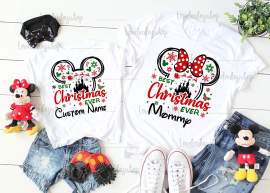 Discover Best Christmas Ever shirt, Disney Christmas shirt, Christmas Disney Group shirts, Disney Family shirts