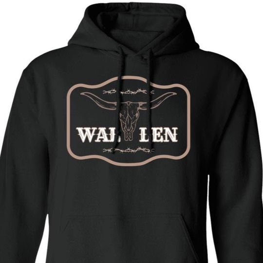 Wallen Longhorn Skull Pullover Hoodie